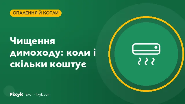 Чищення димоходу: коли потрібне, як часто і скільки коштує у 2026